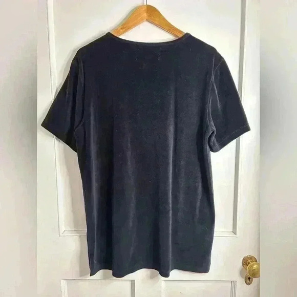 Men’s Elwood Faux Velvet Short Sleeved Shirt Size  Medium - Picture 6 of 7